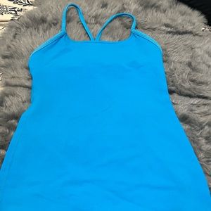 Blue Lululemon shirt